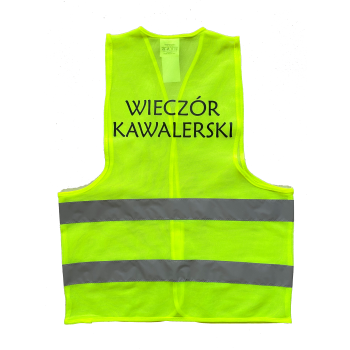 [Km05] Kamizelka odblaskowa WIECZÓR KAWALERSKI
